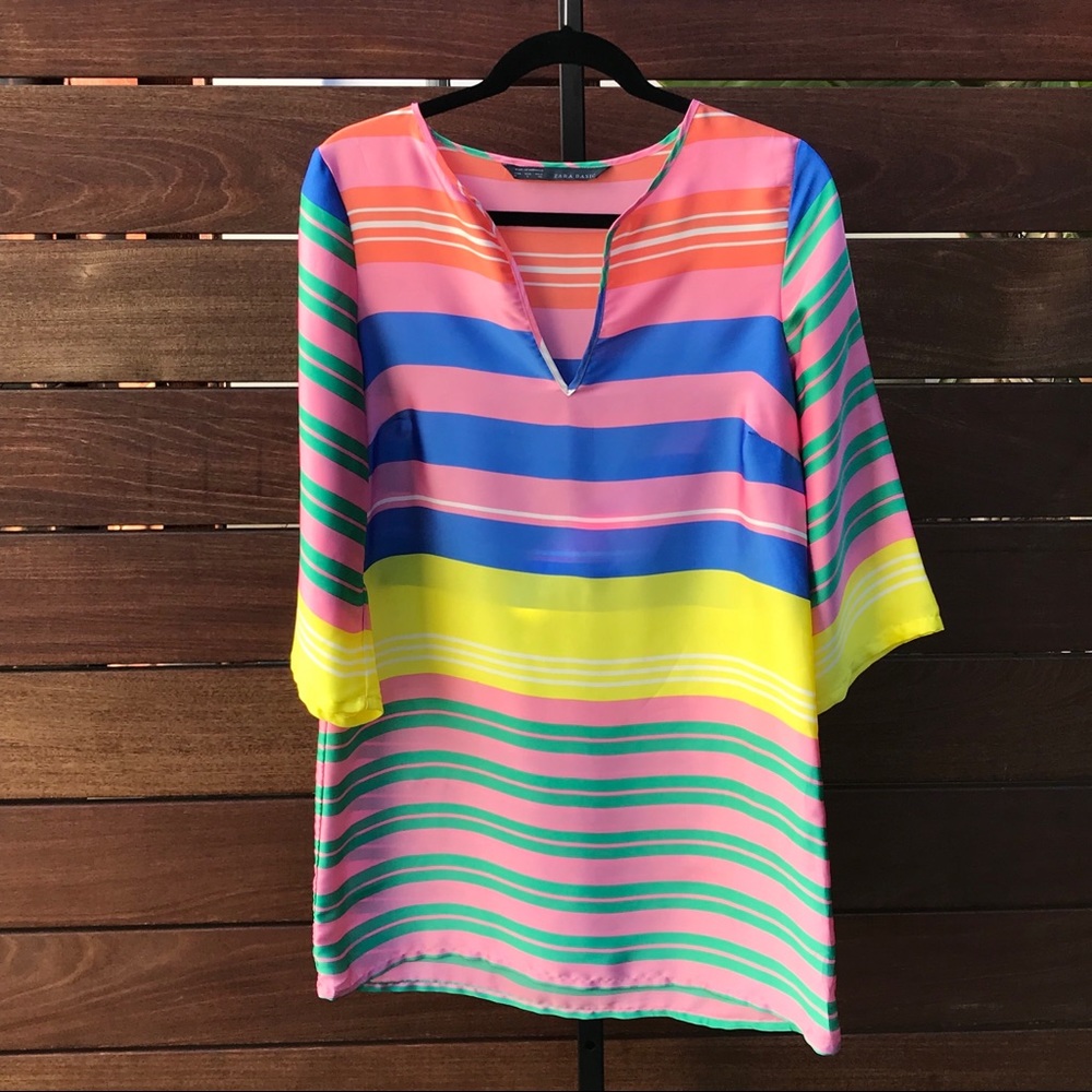 Zara Striped Tunic